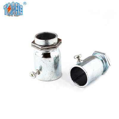 Terminal EMT Connector Eletro Galvanized do IEC 61386 Acero