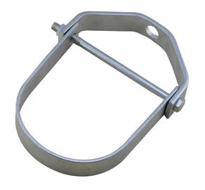 Zinco ajustável dos ganchos da tubulação da braçadeira da forma de U chapeado para fios da suspensão