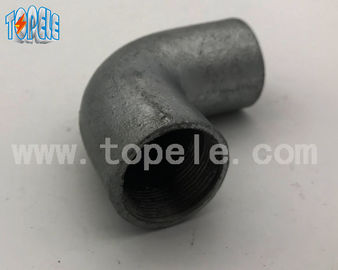 BS4568 20mm/25mm/32mm 90 graus galvanizou o cotovelo contínuo moldado do ferro maleável