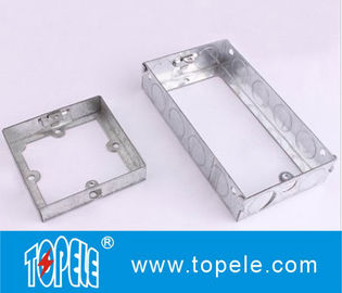 BS GI Electrical One Gang /Two Gang Switch And Socket Box/EXTENSIONS BOX, Electrical Boxes And Covers (Base de extensões, caixas e tampas elétricas)