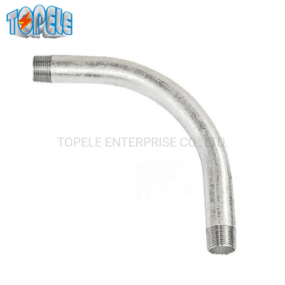 A canalização rígida 90 MERGULHO quente do cotovelo IEC61386 20mm-110mm do grau galvanizou