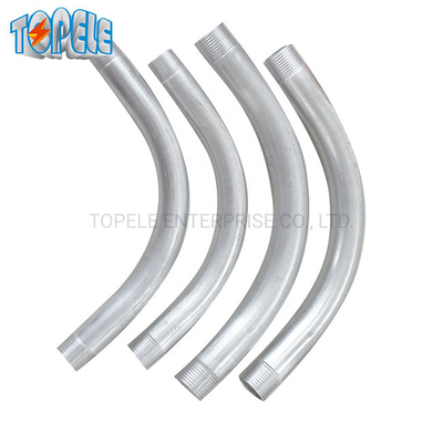 A canalização rígida 90 MERGULHO quente do cotovelo IEC61386 20mm-110mm do grau galvanizou