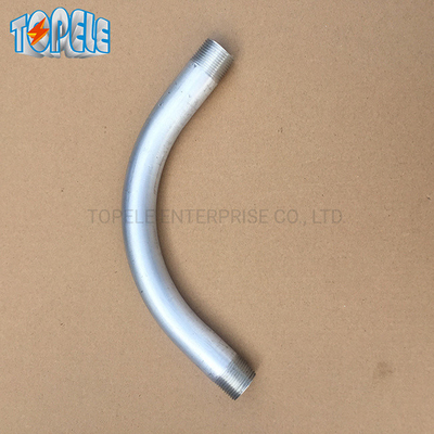 A canalização rígida 90 MERGULHO quente do cotovelo IEC61386 20mm-110mm do grau galvanizou
