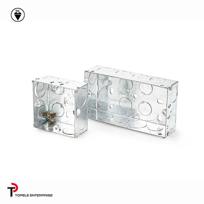 BS GI Electrical One Gang /Two Gang Switch And Socket Box/EXTENSIONS BOX, Electrical Boxes And Covers (Base de extensões, caixas e tampas elétricas)