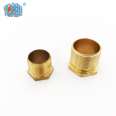 Tipo longo/curto homem rosqueou o hexágono de bronze Bush 15mm 20mm 25mm