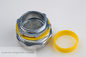 1/2” - 4&quot; conector reto apertado líquido do zinco com gaxeta amarela/azul