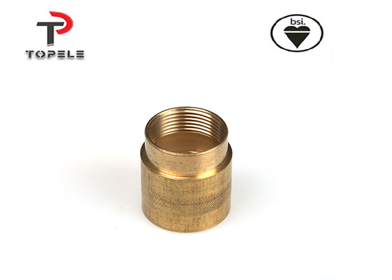 Amarelo 20mm 25mm Latão Adaptador de conduto feminino Flexível