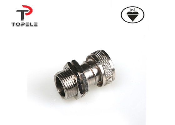 Amarelo 20mm 25mm Latão Adaptador de conduto feminino Flexível