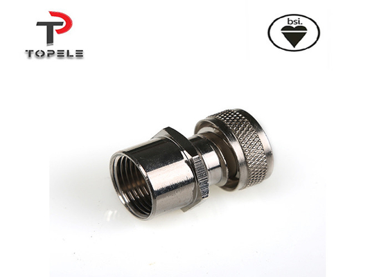 Amarelo 20mm 25mm Latão Adaptador de conduto feminino Flexível