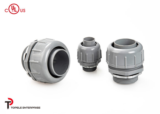 Conector reto não metálico Liquidtight 1/2 do encaixe da canalização do PVC dentro.