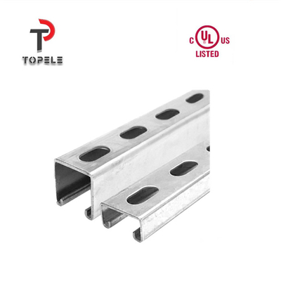 Galvanizado Slanted Strut Canal Unistrut 1,5 mm - 3,0 mm
